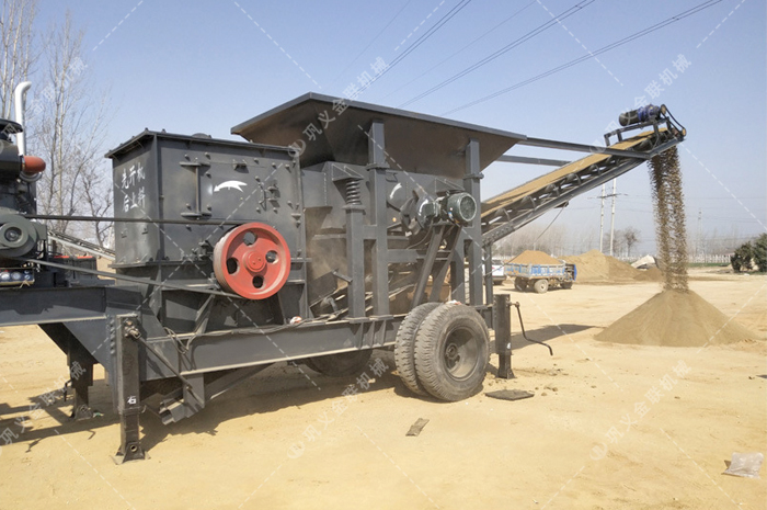 移動制砂機-可移動制砂一體機-小型移動破碎制沙機圖片視頻及價格 移動制砂機-可移動制砂一體機-小型移動破碎制沙機圖片視頻及價格